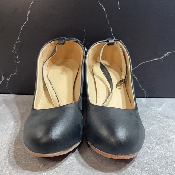 Detina Wedges Black Size 9m - Picture 2 of 9